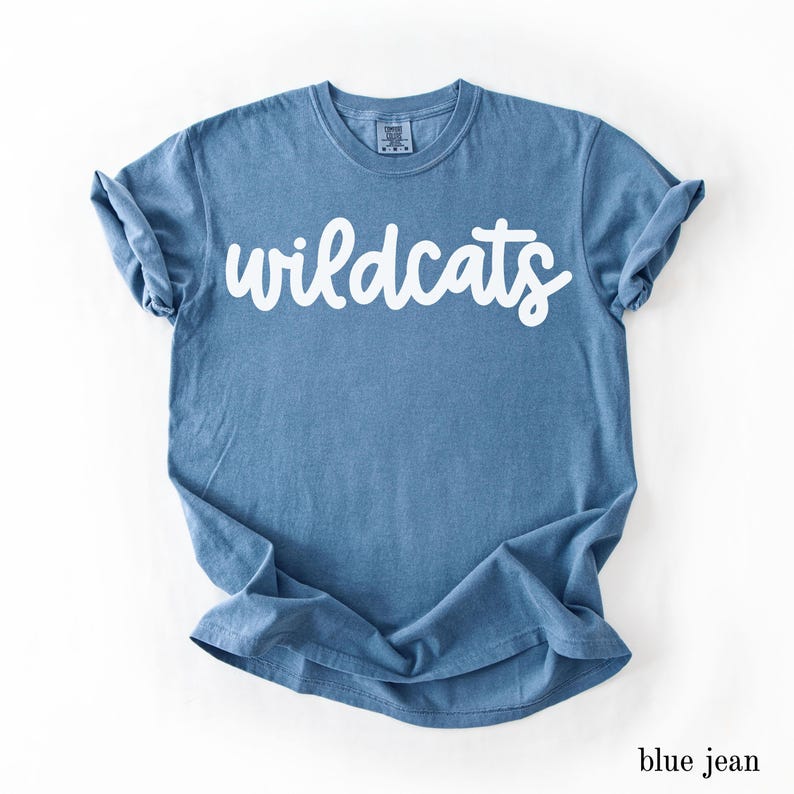 Comfort Colors® Custom Team Shirt, Personalized Team Name Shirt, Custom Mascot Shirt, Game Day Shirt, School Spirit Tee, Custom Sports Shirt image 4