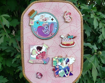 Pink Spider Webs Angel Dust-Inspired Made-To-Order Pin Board