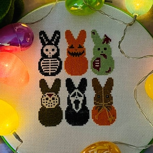 Easterween Creeps Cross Stitch Pattern PDF