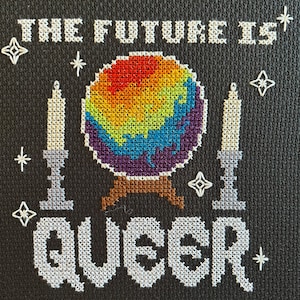 Queerstal Ball PRIDE Cross Stitch PDF Pattern