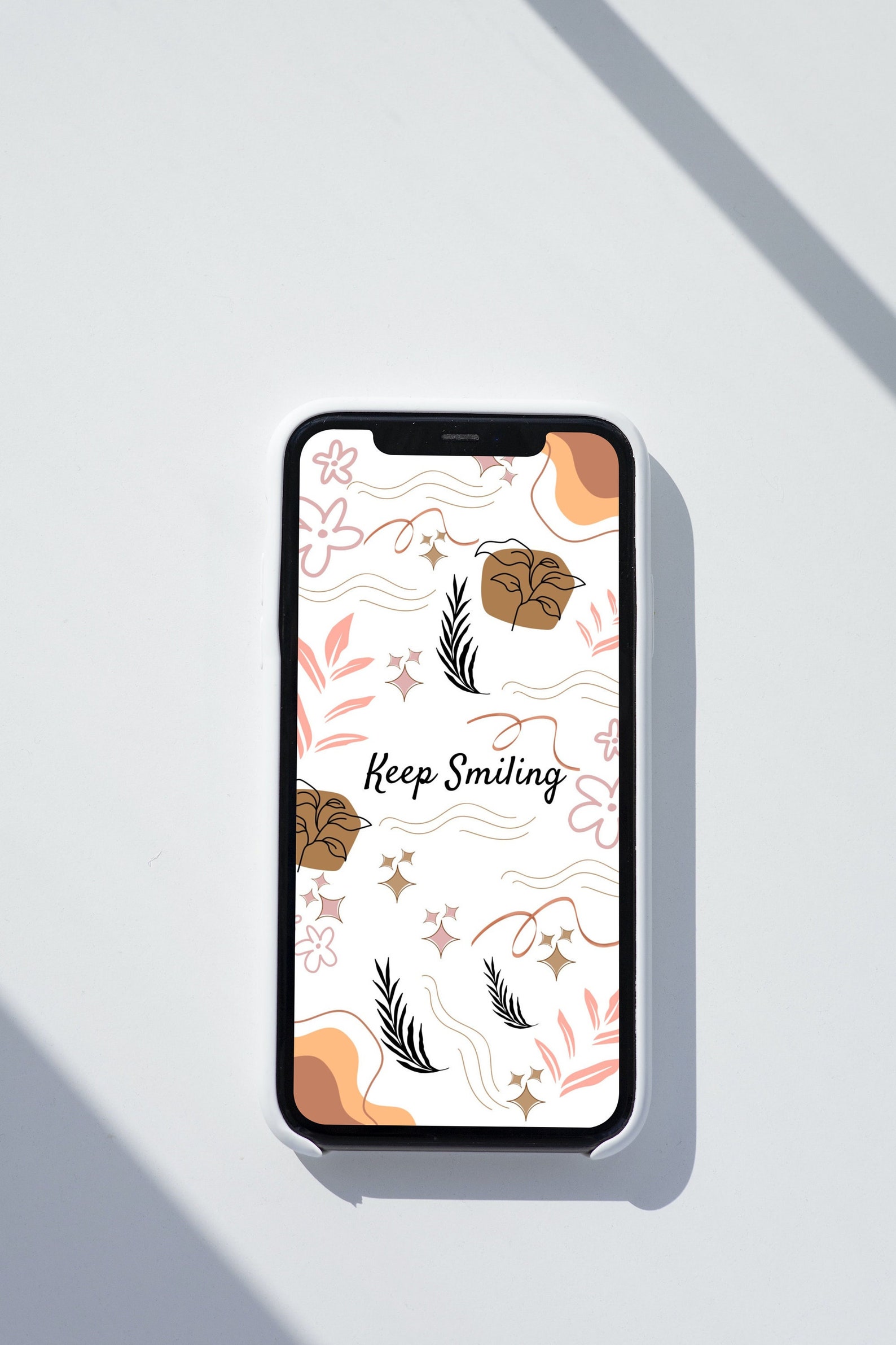 Aesthetic Neutral Phone Wallpaper Boho Phone Wallpaperbeige Etsy