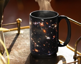 Webb's Deep Field Mug | James Webb Space Telescope Deep Field by NASA | Personalized Gift for Space Lover Boyfriend, Husband, Dad, Brother