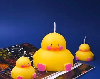 Duckling Candle｜ Chubby Duck ｜ Little Duck Candle | Cute Animal | Cake Top Candle | Little Ducky| Cottage-core | Home decor | Gift for her