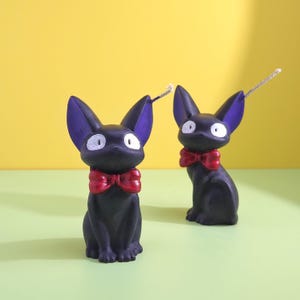 Jiji Black Cat Candle: Kiki&#39;s Delivery Service Inspired Soy Wax Candle
