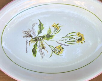 Italian Serving Platter Botanical