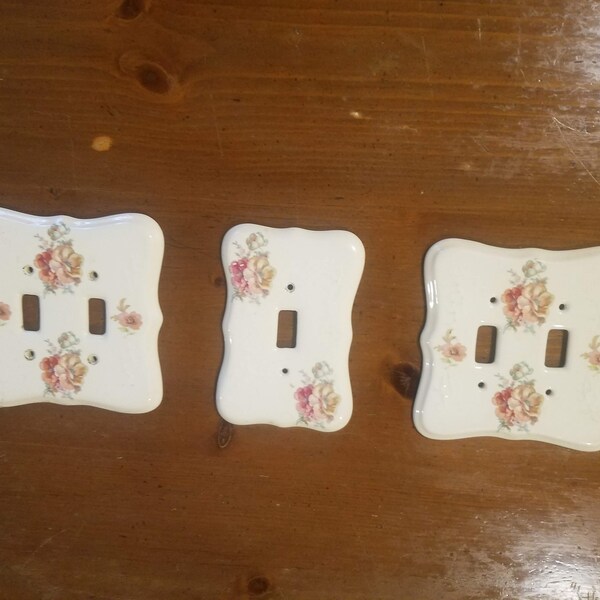 Ceramic Light Switch Cover Etsy