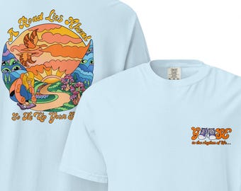 Nouveau ! Tumble Tee - (impression 2 faces) - Tee épais unisexe, inspiré de la bande d'oie
