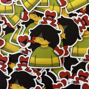Kris and the Souls Sticker || 2.5” || Matte Die Cut || Deltarune Light World Kris Dreemurr || for Laptop Notebook Sketchbook Journal