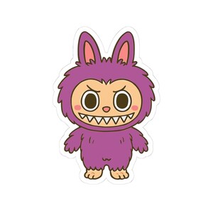 Labubu Stickers - Cute Kiss-Cut Stickers for Planners, Scrapbooking, and Journals, Adorable Stationery Supplies, Kids&#39; Craft Idea