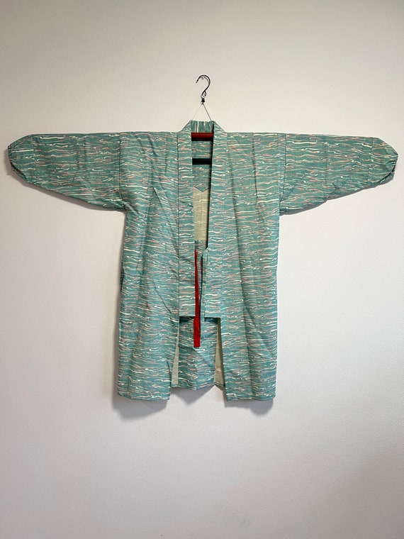 Vintage Kimono from Japan - Haori / Green - image 1