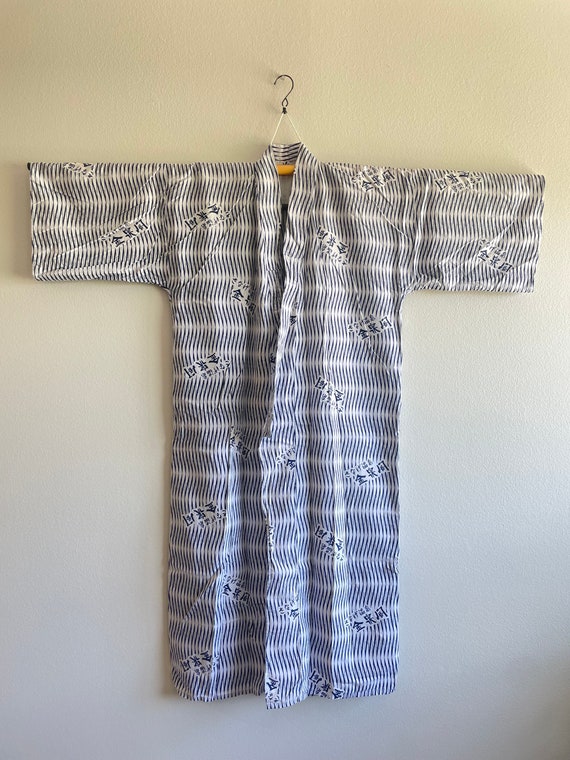 Vintage Kimono from Japan- Yukata / Navy