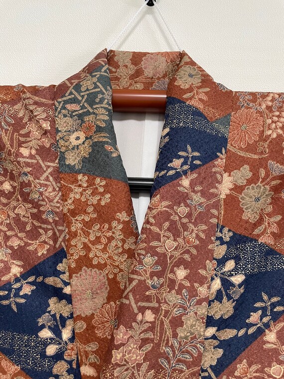 Vintage Kimono from Japan - Komon / Brown - image 3