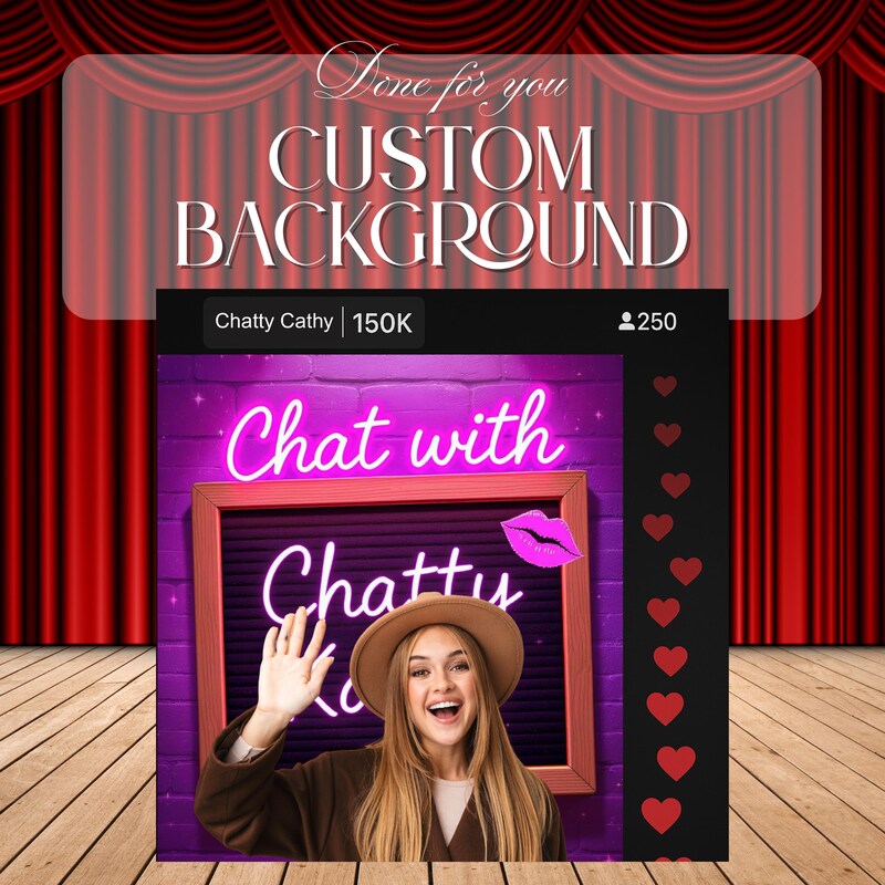 Streamer Backdrop - Etsy