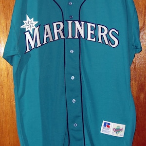 SEATTLE MARINERS 1980's Majestic Cooperstown Jersey Customized