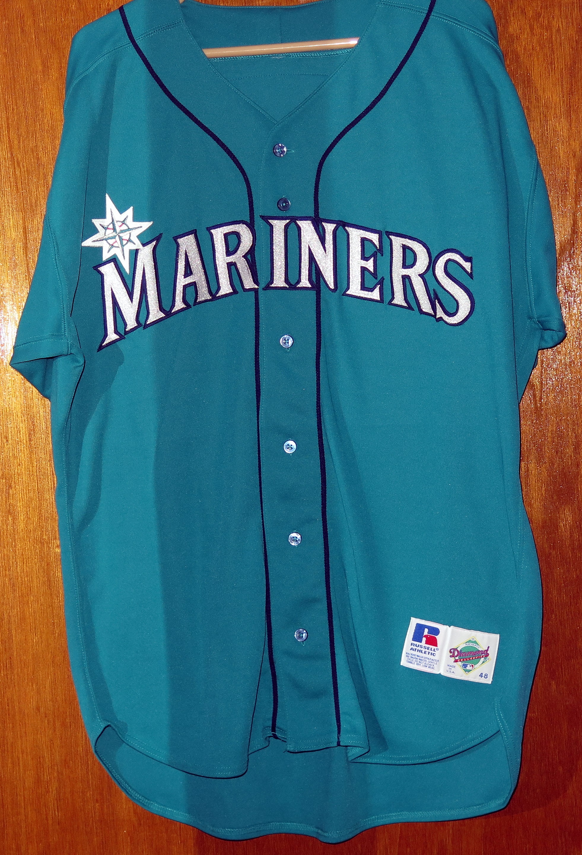 Buy Vintage Ken Griffey Jr . Autographed Seattle Mariners Teal