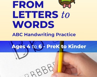 Dysgraphia & Dyslexia Handwriting Practice Worksheets | Alphabet Letter Tracing and Formation for ages 4–7