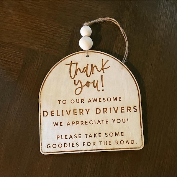 Delivery Treat sign