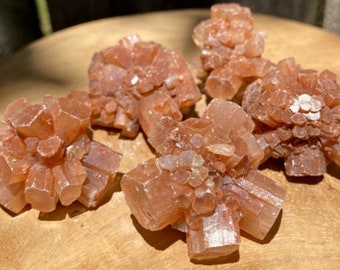 Reiki Infused Aragonite Healing Crystal - Grounding, Stress Relief & Positive Energy Grounding and Emotional Balance Stone