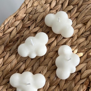 Sets of Cloud shaped candles, cloud candle, baby shower decor, wholesale, party favors