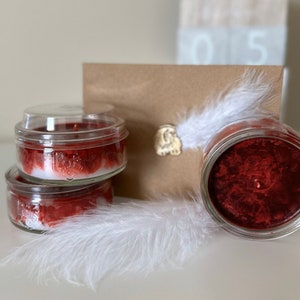 Small vampire soy wax candle with realistic blood, vampire gothic home decor scented candle, aesthetic gothic birthday decor bloody candle