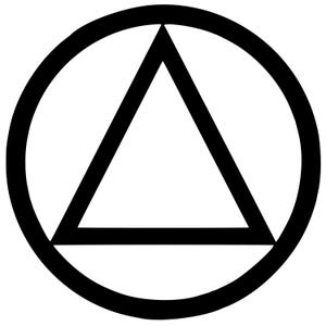 AA, Anonieme Alcoholisten, SVG-digitaal bestand, één snede