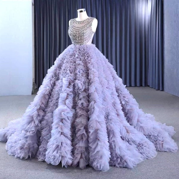 Fairytale Tulle Ballgown Dress - S (sample)