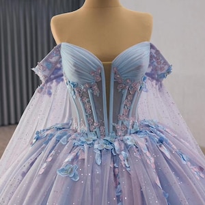 Lavender Cinderella,Cinderella Dress, CinderellaLiveAction, Disney Inspired Ball Gown, Fairytale wedding Dress, Coloured Wedding Dress