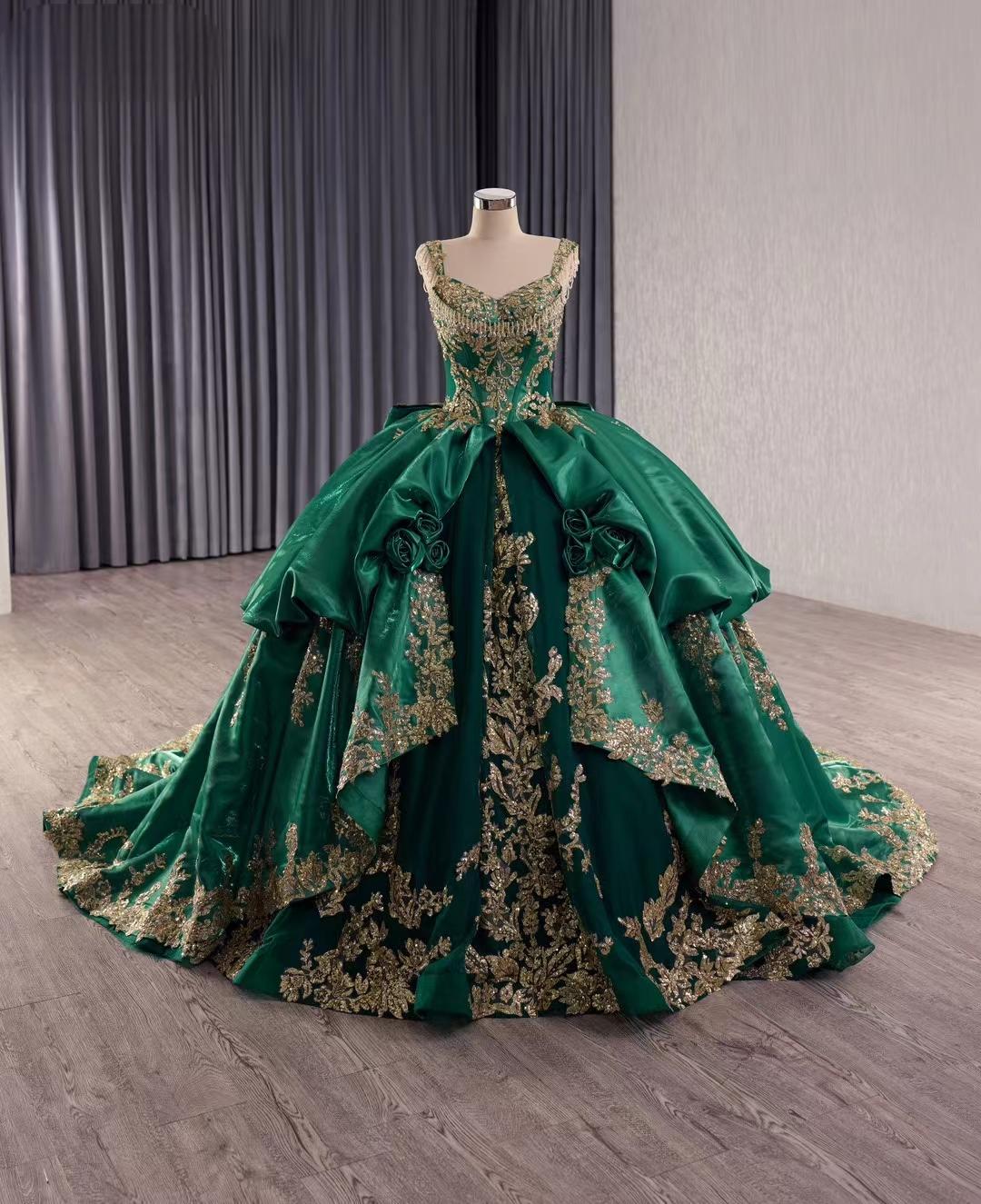 slim fit dress slacks Ivy Green Linen Corset Dress main image 0