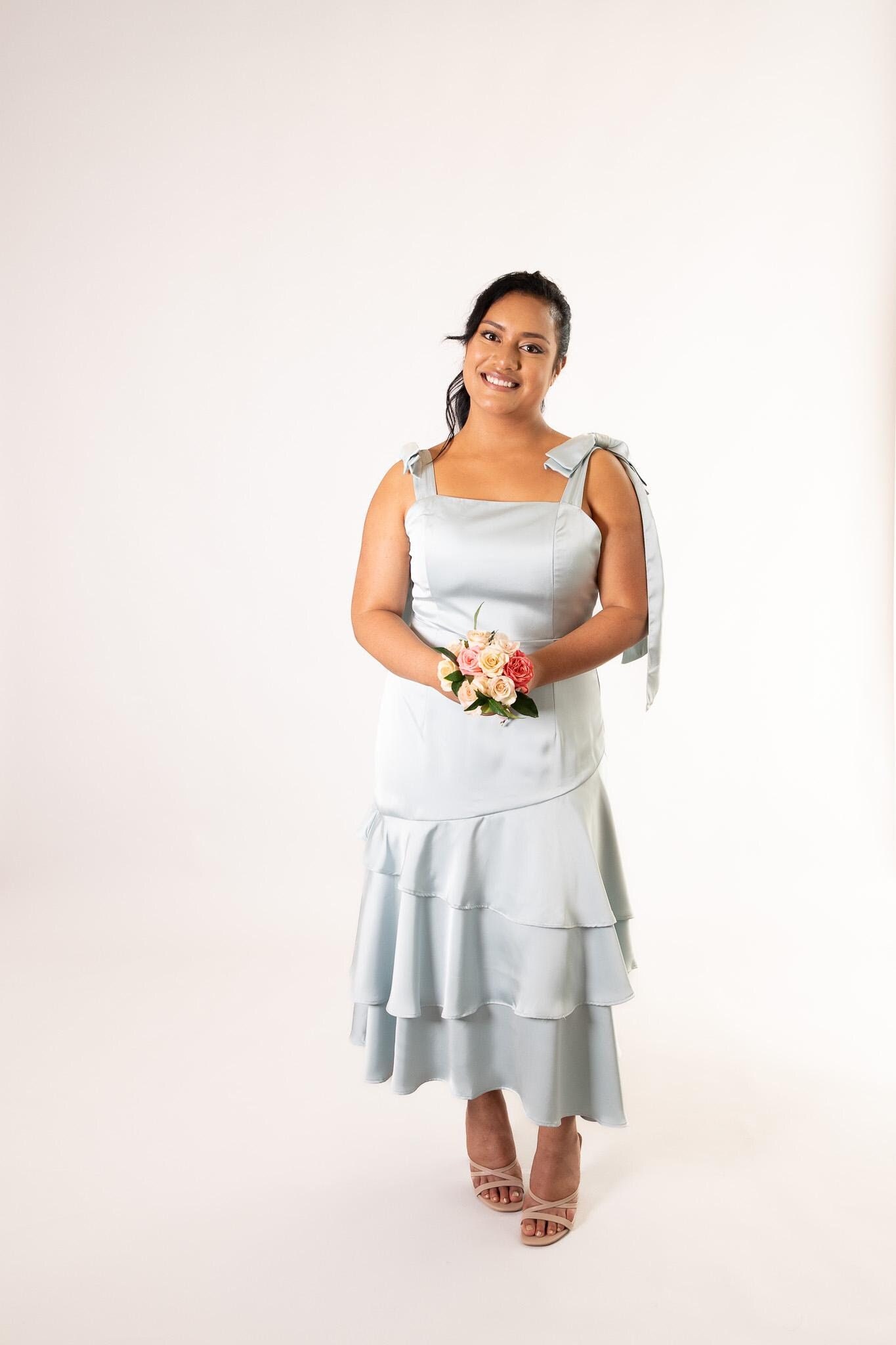 green emerald velvet dress Custom Made-To-Order Dress main image 1