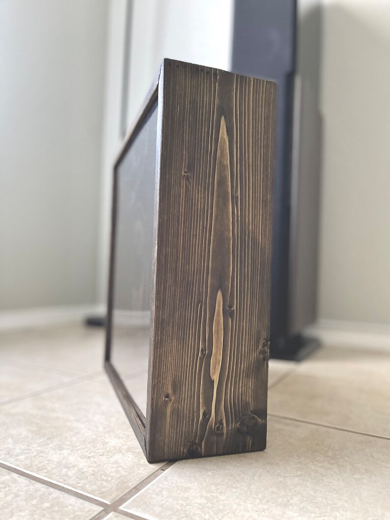 Shadow Box 16 X 16 5 Deep Dark Walnut Custom Sizes Etsy