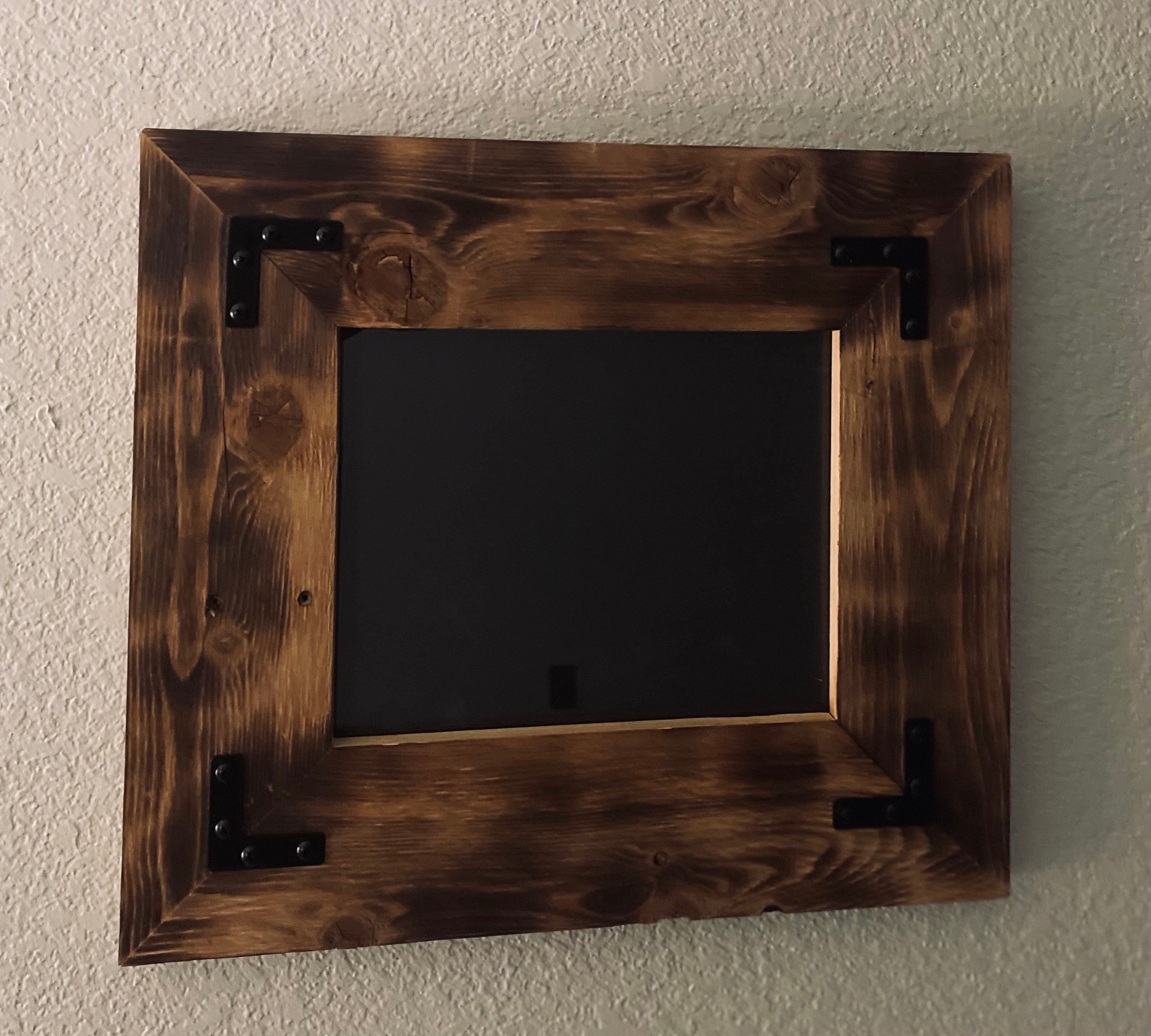 Extra Large Reclaimed Barn Wood Picture Frame, Rustic Farmhouse