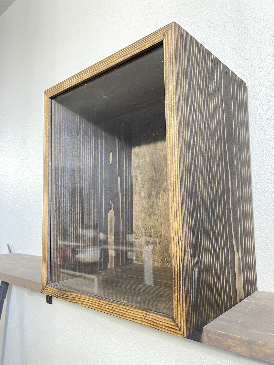 11x14x9 Shadow Box Dark Walnut Free Shipping Etsy