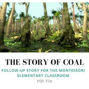 Montessori Second Great Story Follow-Up: The Story of Coal - Digital Oral Story PDF
