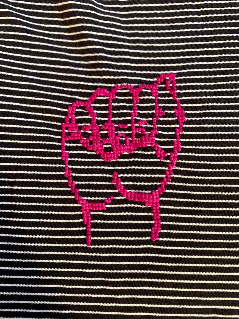 Letter A in American Sign Language (ASL) - Cross Stitch Pattern - PDF ...