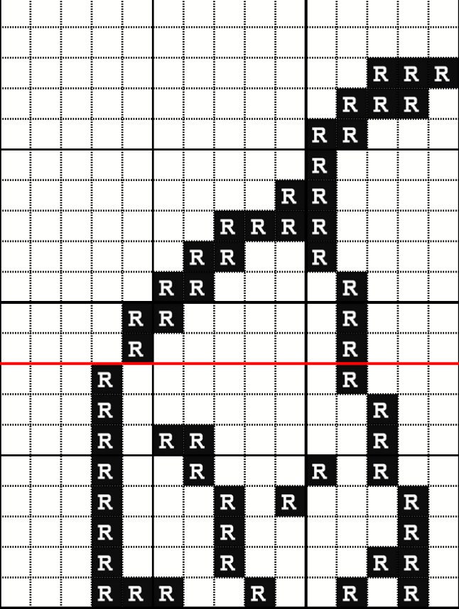 Letter S in American Sign Language (ASL) - Cross Stitch Pattern - PDF ...