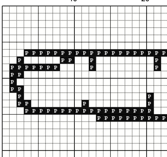 Letter P in American Sign Language (ASL) - Cross Stitch Pattern - PDF ...
