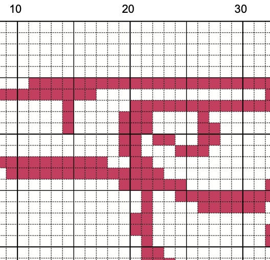 Letter G in American Sign Language (ASL) - Cross Stitch Pattern - PDF ...