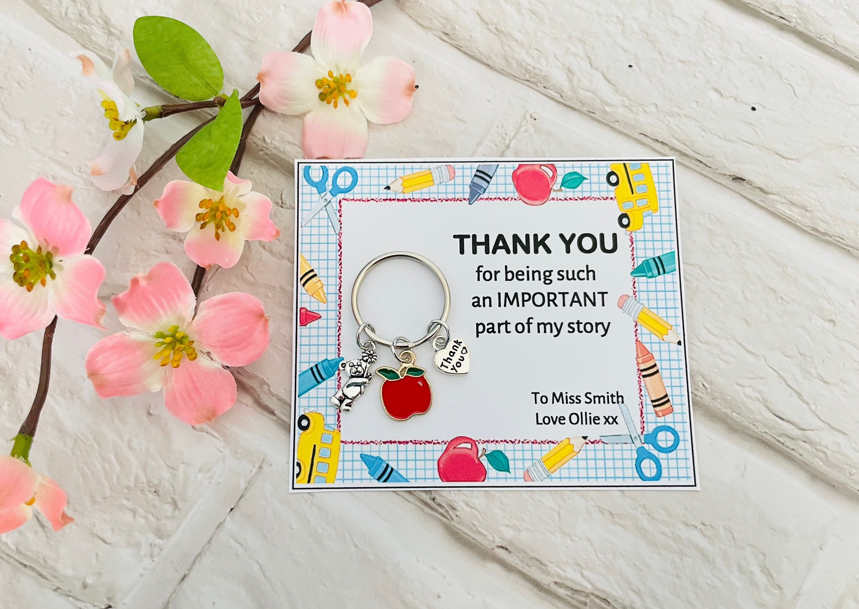 Gift for Teacher, Teacher Gifts, Thank You for Being Part of My Story ...