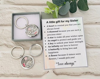 Sister gift Sister Keepsake ,Happy birthday gift , Gift for her - Christmas gift / XMAS GIFT - Mothers day gift