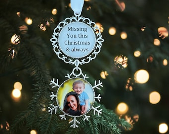 Alipis 12pezzi Cornici Natalizie Per Appendere Decorazioni Per Albero Di Natale Ornamento In Feltro Cornice Per Foto Ciondolo Forma Di Albero - Foto 4