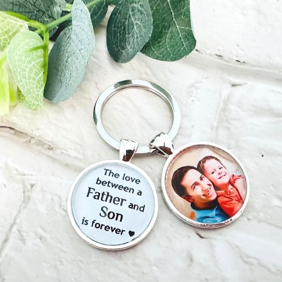 Dad Gift Personalised Dad Keyring Father's Day Present Gift for