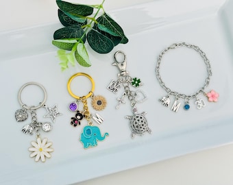 Bauen Sie Ihren eigenen Taschenanhänger, machen Sie Ihr eigenes Taschenanhänger, personalisierte Taschenanhänger, Geschenk für Mädchen, Geburtstagsgeschenk Weihnachtsgeschenk