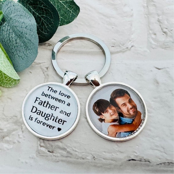 Dad Gift, Personalised Dad Keyring, Father's Day Present, Gift for