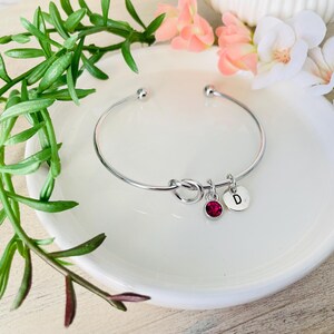 Personligt silverarmband med vänskapsknut, vänskapspresent, bröllopspresenter, brudtärnepresenter, födelsedagspresent till dotter, födelsedagspresent till vän bild 4