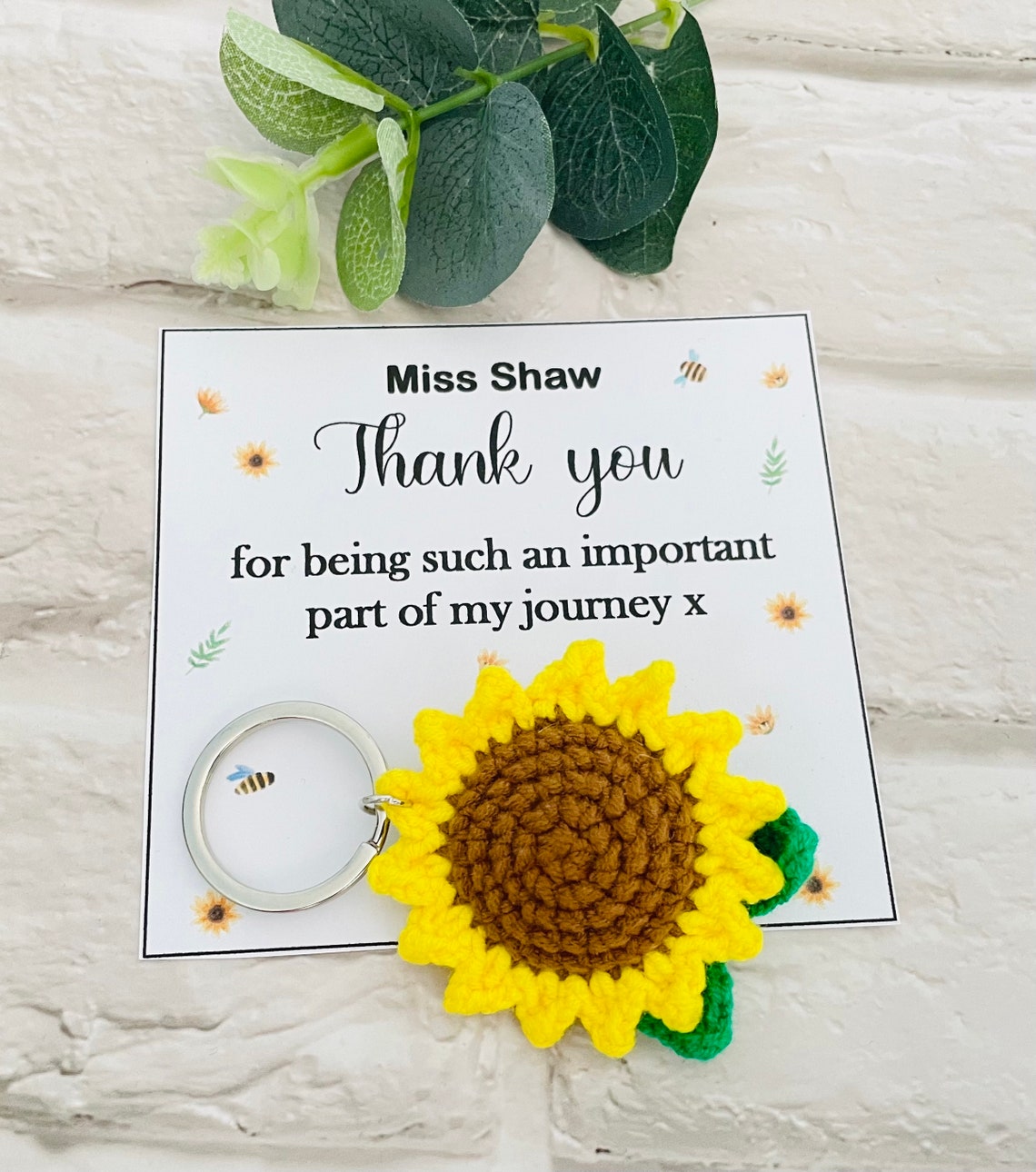 Gift for Teacher, Teacher Gifts, Thank You for Being Part of My Journey ...