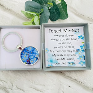 Cordón De Flores Para Alzheimer/Demencia Forget Me Not - I Have Alzheimers - Please Be Patient With Me