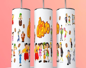 El Chavo 20 oz Skinny Tumblr Wrap