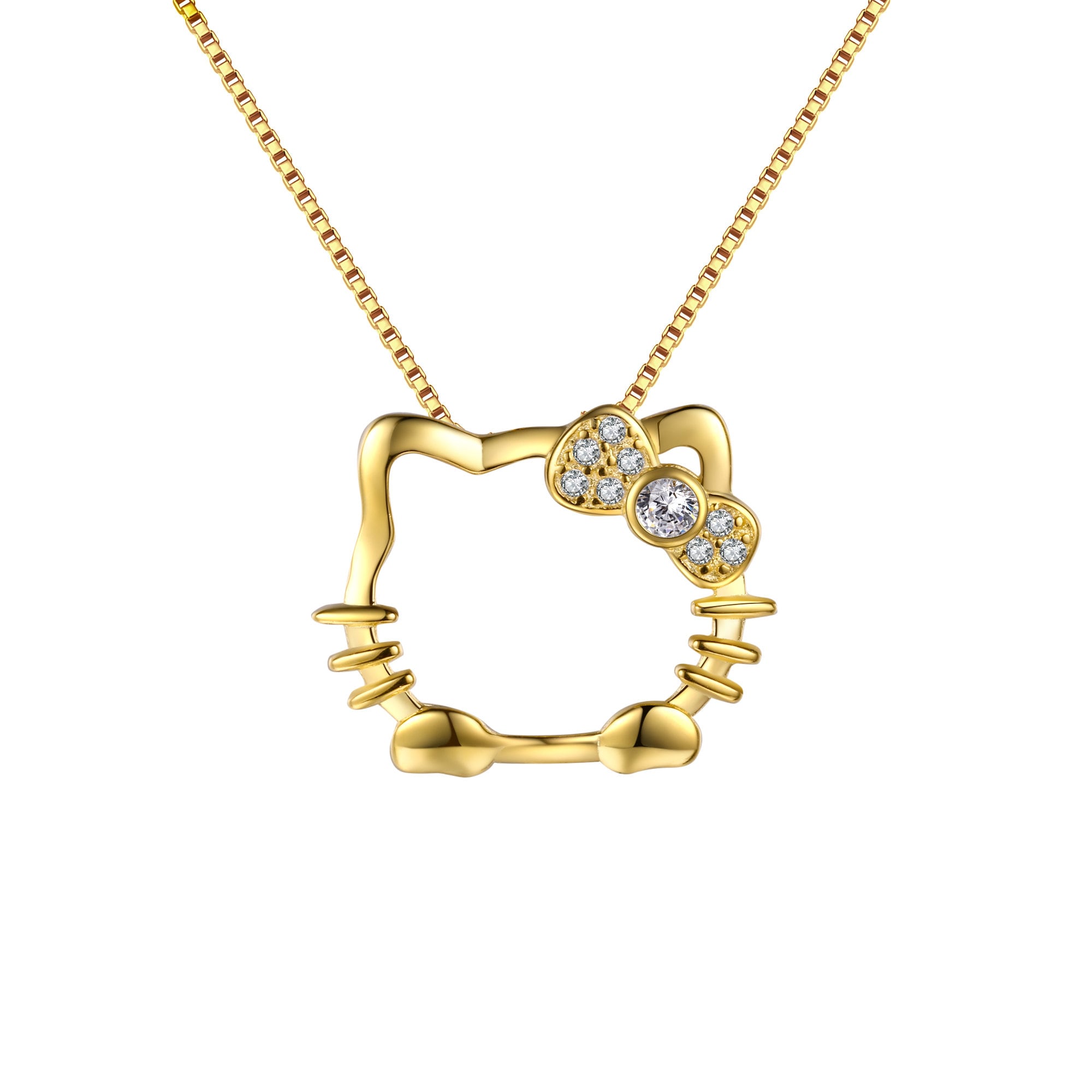 Hello kitty gold chain sale