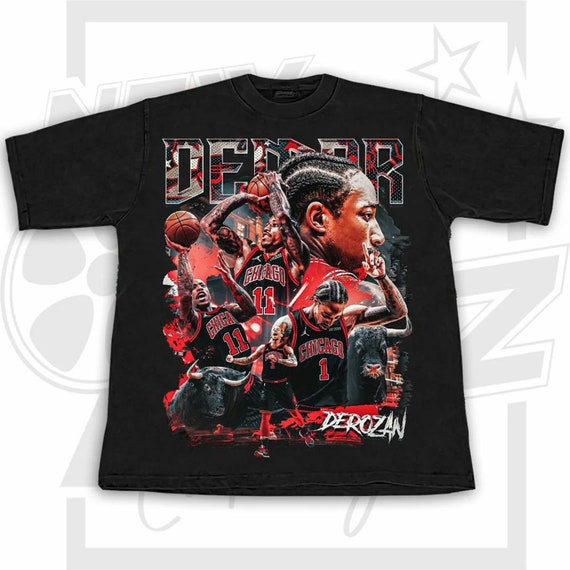 Vintage NBA Demar Derozan Shirt Vintage Chicago Bulls Tee Etsy