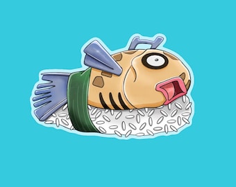 Adesivo de Sushi Feebas